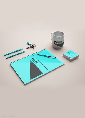 辦公用品VI設計與數碼產品 融合傳統與科技的品牌形象構建